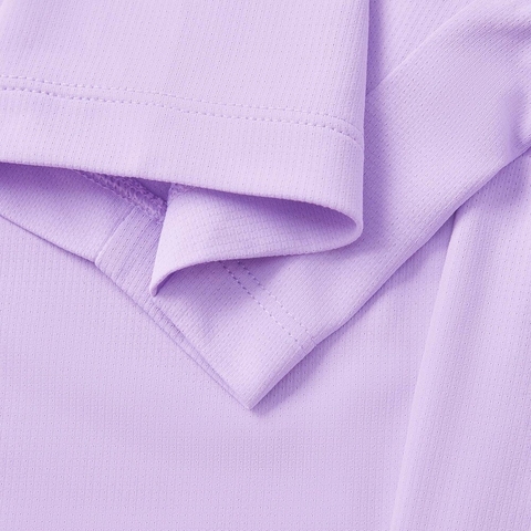 LI-NING李宁2025女子短袖T恤针织无领短TATSV088-2