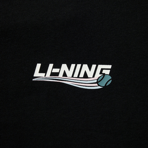 LI-NING李宁2025男子短袖文化衫针织无领短TAHSV229-4