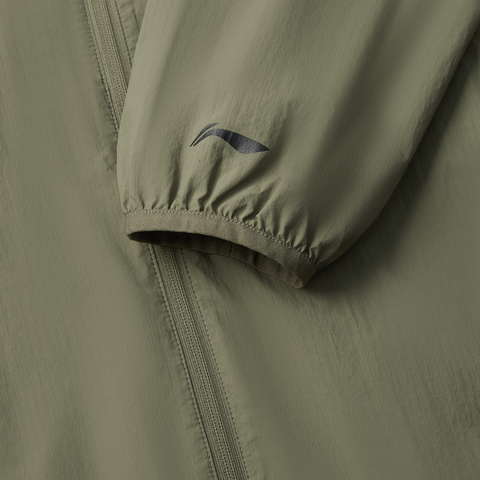 LI-NING李宁2025男子运动风衣梭织连帽外套AFDV371-5