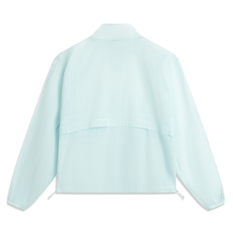 LI-NING李宁2025女子运动风衣梭织连帽外套AFDV992-2