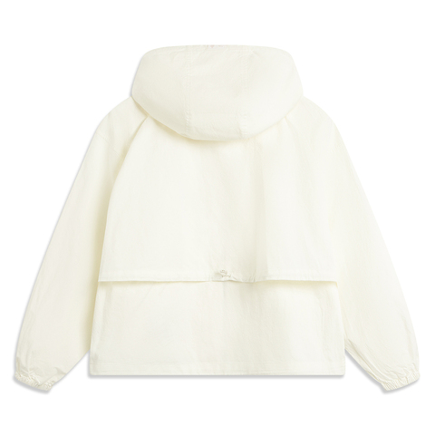 LI-NING李宁2025女子运动风衣梭织连帽外套AFDV808-1