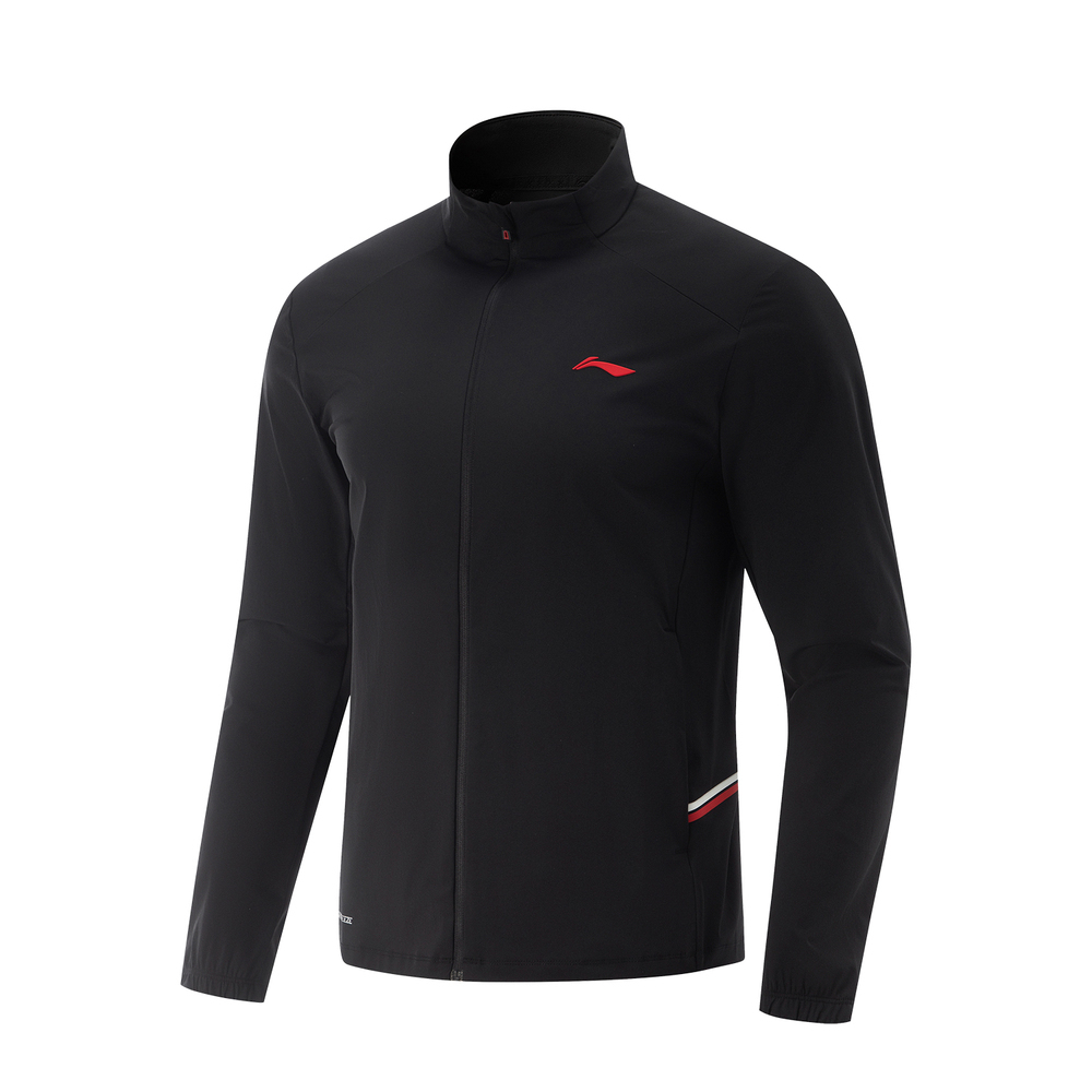 LI-NING李宁2025男子针织无帽外套针织无帽外套AFDVC31-2