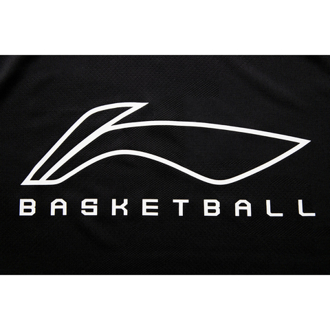 LI-NING李宁2025男子短袖T恤针织无领短TATSV655-2