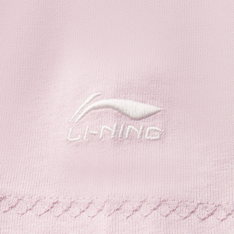 LI-NING李宁2025男子短袖文化衫针织无领短TATSV357-4