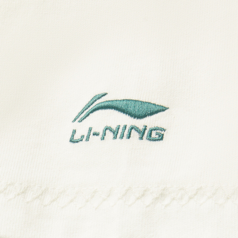 LI-NING李宁2025男子短袖文化衫针织无领短TATSV357-1