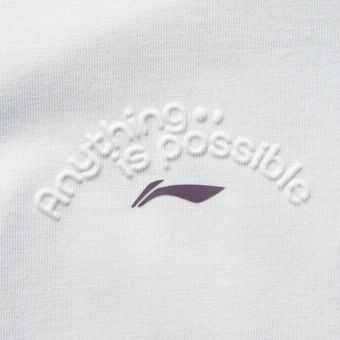 LI-NING李宁2025女子短袖T恤针织无领短TATSV528-4