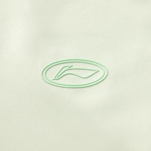 LI-NING李宁2025女子短袖T恤针织无领短TATSV100-5