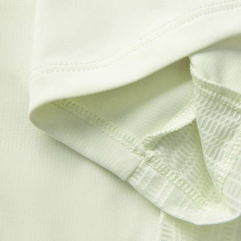 LI-NING李宁2025女子短袖T恤针织无领短TATSV100-5