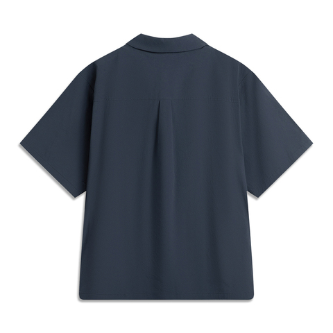 LI-NING李宁2025男子休闲衬衫针织长袖衬衫ASHV047-2