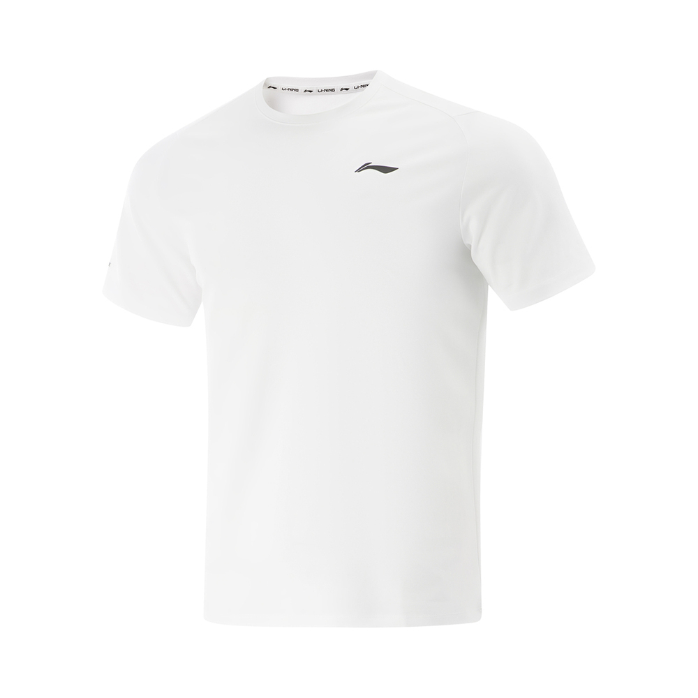 LI-NING李宁2025男子短袖T恤针织无领短TATSV113-8