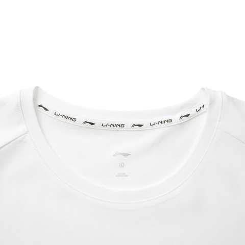 LI-NING李宁2025男子短袖T恤针织无领短TATSV113-8