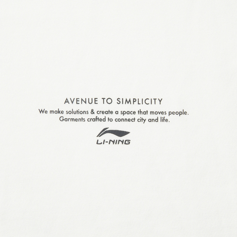 LI-NING李宁2025男子短袖文化衫针织无领短TAHSV177-5