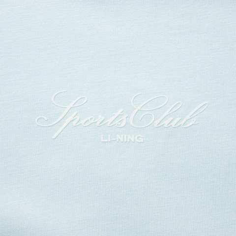 LI-NING李宁2025女子短袖文化衫针织无领短TAHSV188-2