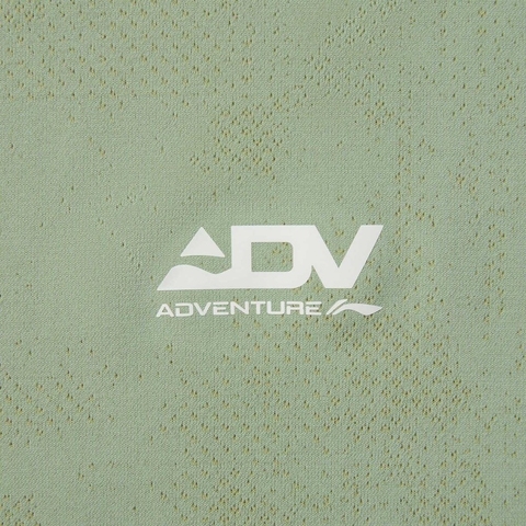 LI-NING李宁2025女子短袖T恤针织无领短TATSV092-3