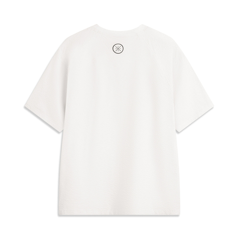 LI-NING李宁2025男子梭织短袖运动衫梭织无领短TATSV013-4