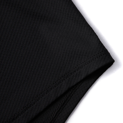 LI-NING李宁2025男子短袖T恤针织无领短TATSV029-1