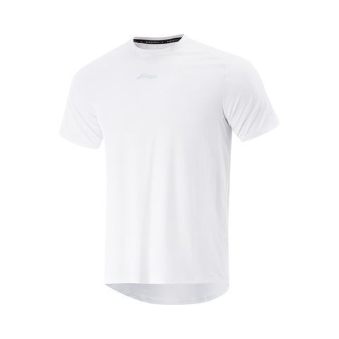 LI-NING李宁2025男子短袖T恤针织无领短TATSV029-6