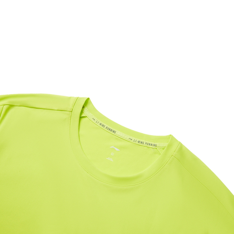 LI-NING李宁2025男子短袖T恤针织无领短TATSV083-3