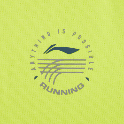 LI-NING李宁2025男子短袖T恤针织无领短TATSV083-3