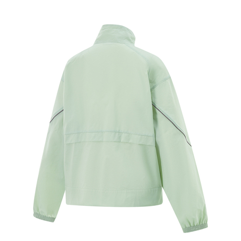 LI-NING李宁2025女子运动风衣梭织连帽外套AFDV270-5