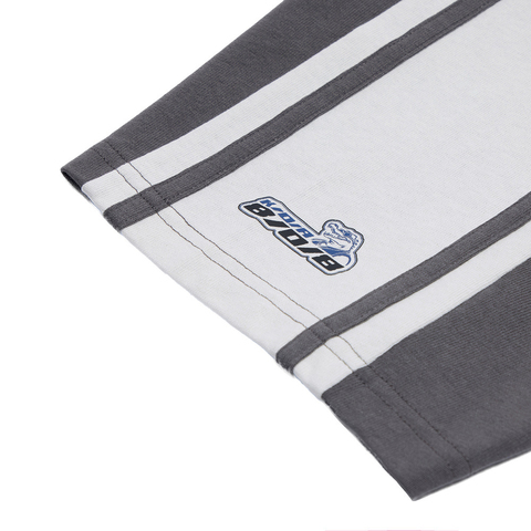 LI-NING李宁2025中性短袖文化衫针织无领短TAHSV639-2