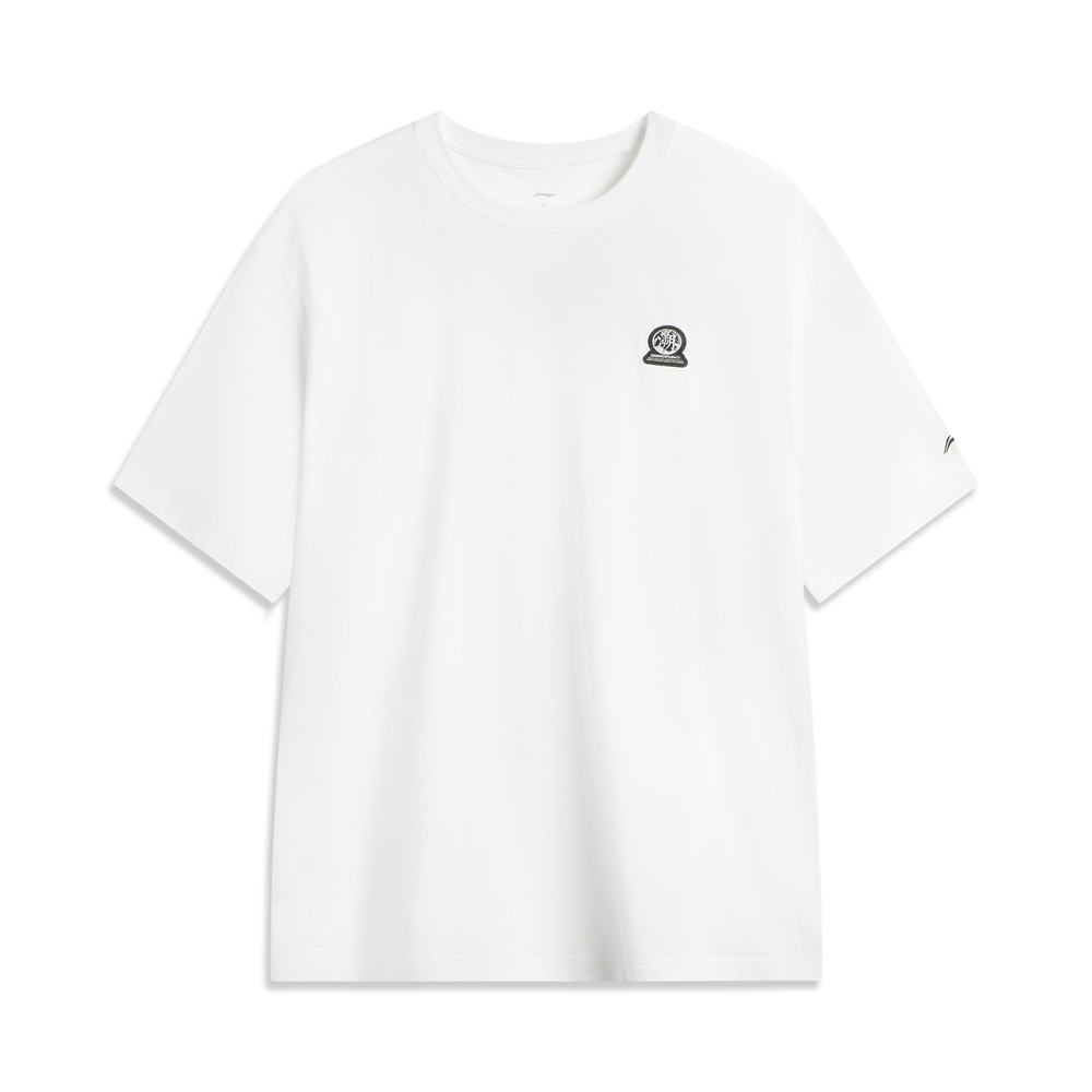 LI-NING李宁2025男子短袖T恤针织无领短TATSV177-8