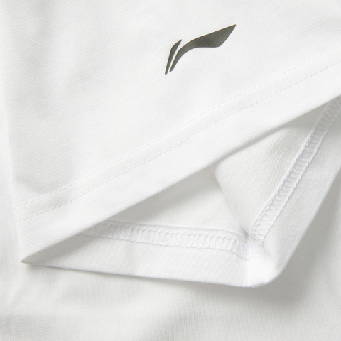 LI-NING李宁2025男子短袖T恤针织无领短TATSV177-8