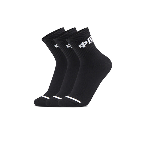 LI-NING李宁2025中性中袜三双装中袜AWTV161-1