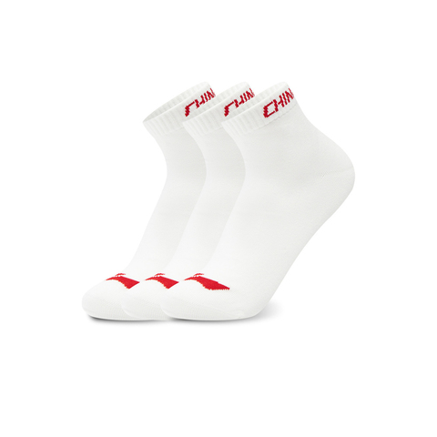 LI-NING李宁2025中性短袜三双装短袜AWTV163-2