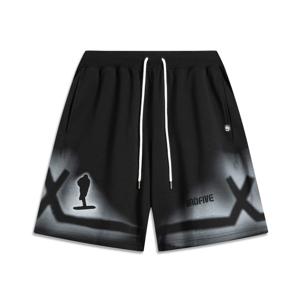 LI-NING李宁2025男子短卫裤针织短裤AKSV039-5