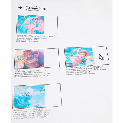 LI-NING李宁2025中性短袖文化衫针织无领短TAHSV375-3