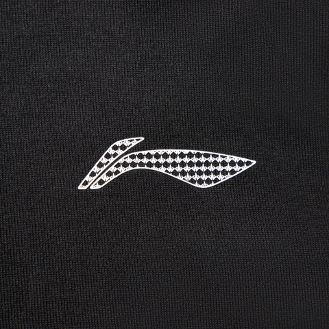 LI-NING李宁2025男子短袖文化衫针织无领短TAHSV409-3