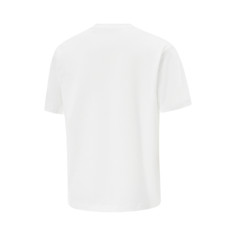 LI-NING李宁2025男子短袖文化衫针织无领短TAHSV405-3