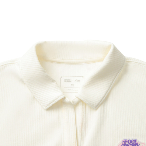 LI-NING李宁2025女子短袖POLO针织有领短TAPLV272-1