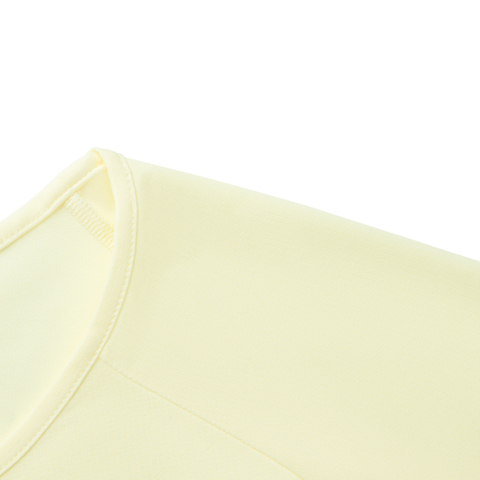 LI-NING李宁2025女子短袖T恤针织无领短TATSV344-2