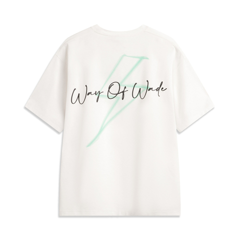 LI-NING李宁2025男子短袖文化衫针织无领短TAHSV017-2