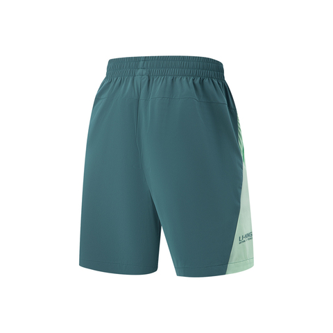 LI-NING李宁2025男子运动短裤梭织短裤AKSV087-2