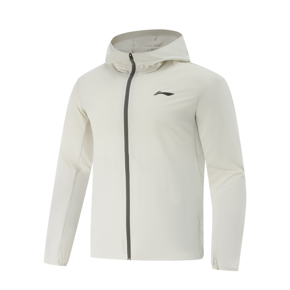 LI-NING李宁2025男子运动风衣梭织连帽外套AFDV249-9