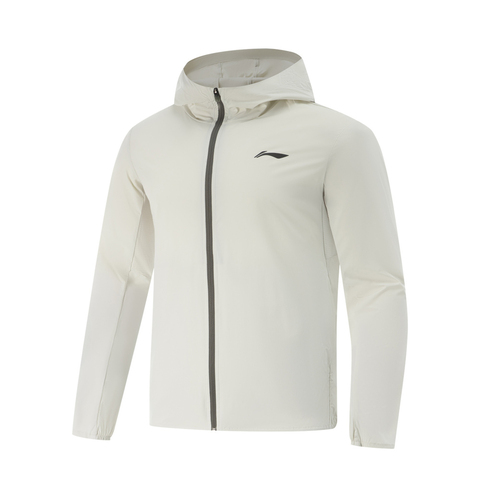 LI-NING李宁2025男子运动风衣梭织连帽外套AFDV249-9