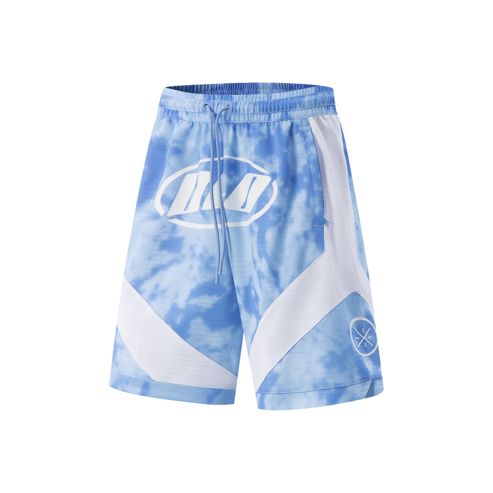 LI-NING李宁2025男子比赛裤针织短裤AAPV053-3