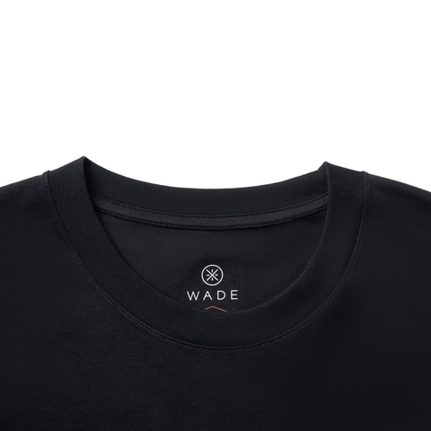 LI-NING李宁2025男子短袖文化衫针织无领短TAHSV089-1