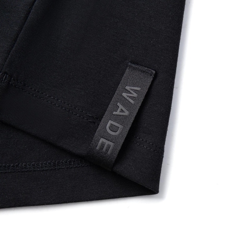 LI-NING李宁2025男子短袖文化衫针织无领短TAHSV089-1