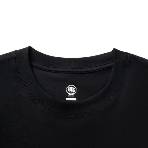 LI-NING李宁2025男子短袖文化衫针织无领短TAHSV207-5