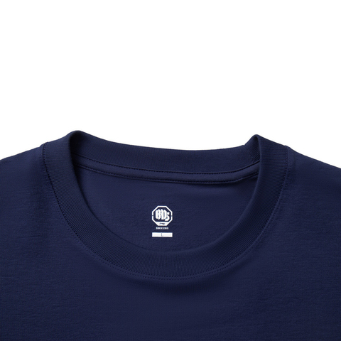 LI-NING李宁2025男子短袖文化衫针织无领短TAHSV223-5