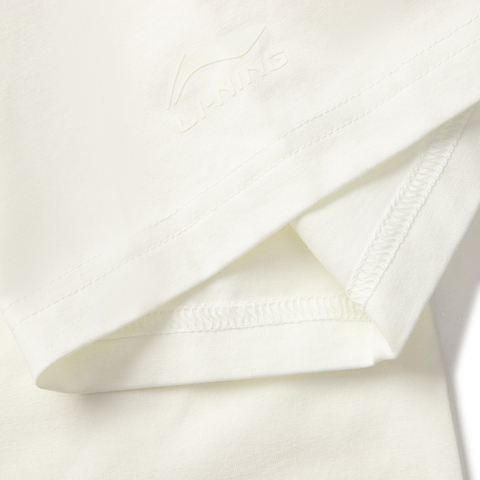 LI-NING李宁2025男子短袖文化衫针织无领短TAHSV745-1