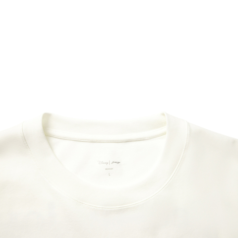 LI-NING李宁2025男子短袖文化衫针织无领短TAHSV795-1