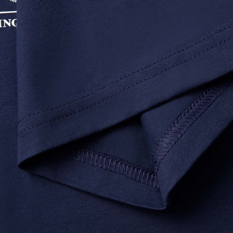 LI-NING李宁2025男子短袖文化衫针织无领短TAHSV481-3