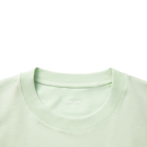 LI-NING李宁2025男子短袖文化衫针织无领短TAHSV795-2