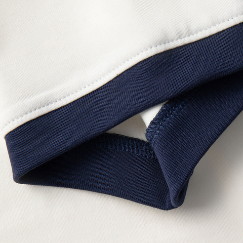 LI-NING李宁2025女子短袖文化衫针织无领短TAHSV472-1