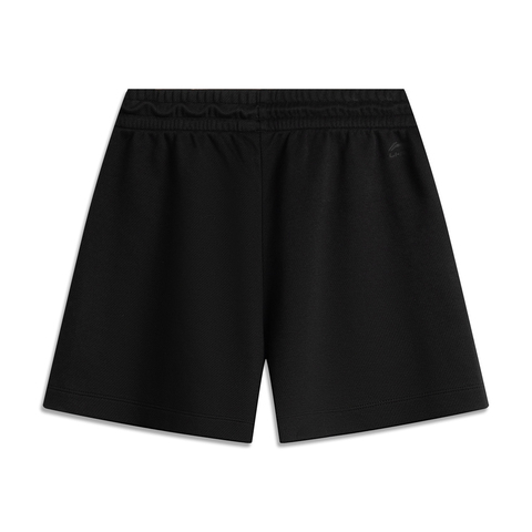 LI-NING李宁2025女子短卫裤针织短裤AKSV692-1